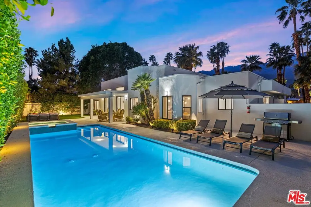 Residential Lease for rent at 1414 S Sagebrush Road, Palm Springs, Riverside County, CA featuring 5 beds and 5 baths