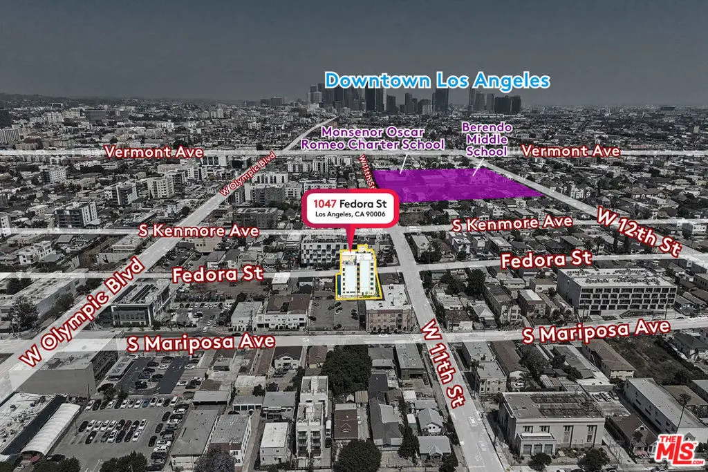 Residential Lease for rent at 1047 Fedora Street 609, Los Angeles, Los Angeles County, CA featuring 2 beds and 2 baths