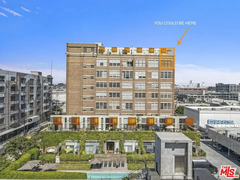 Residential Lease for rent at 1850 E INDUSTRIAL Street PH 9, Los Angeles, Los Angeles County, CA featuring 1 bed and 2 baths