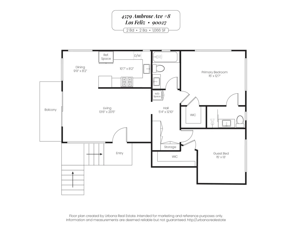 Condominium for sale at 4579 Ambrose Avenue 8, Los Angeles, CA featuring 2 beds and 2 baths