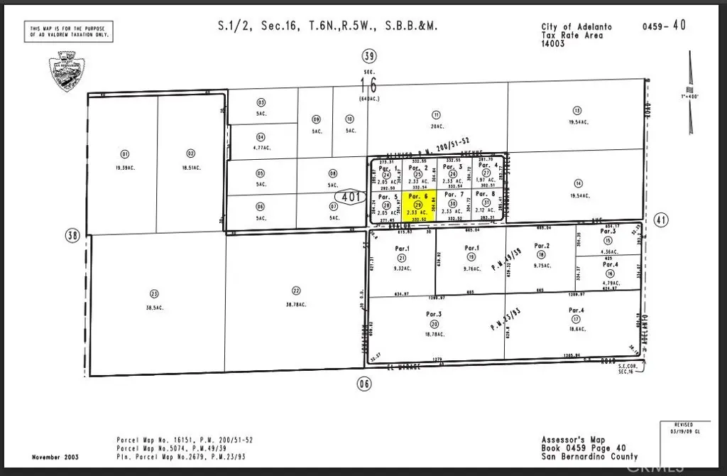 0 Avalon Parcel #0459-401-29 Avenue, Adelanto, CA — listing photo 1