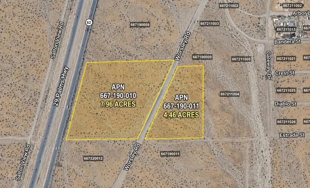 Apn 667-190-010 & 667-190-011, Desert Hot Springs, CA — listing photo 1