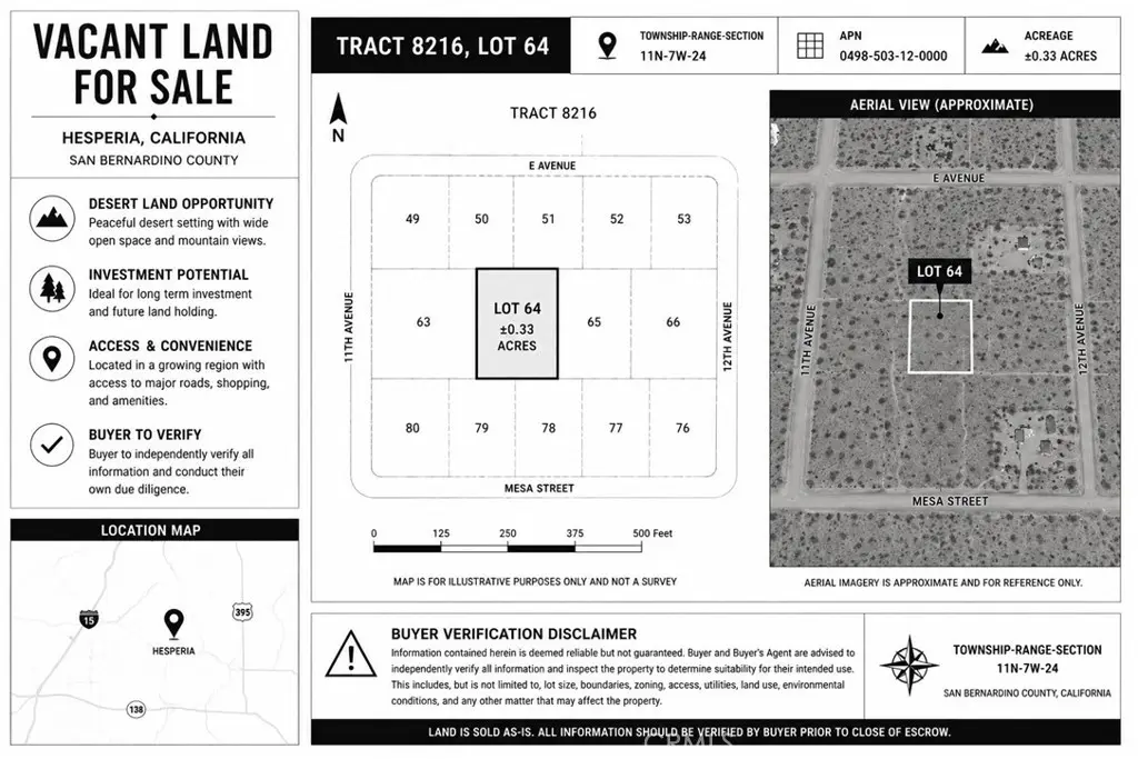 0 Diamond Bar Road, 29 Palms, CA — listing photo 1