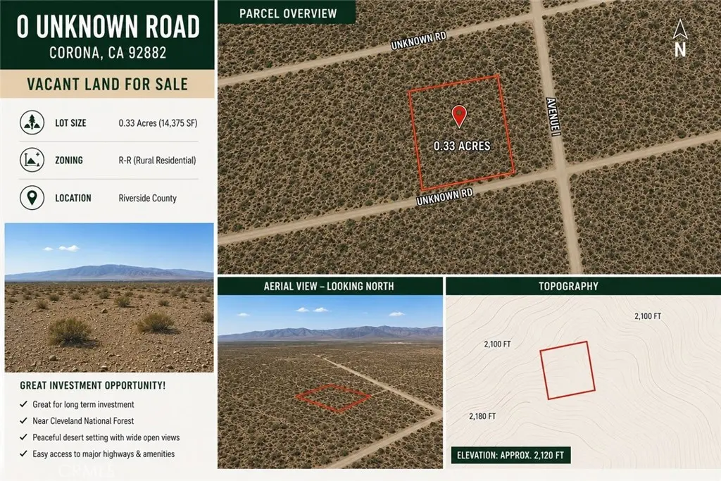 0 Unknown, Corona, CA — listing photo 1