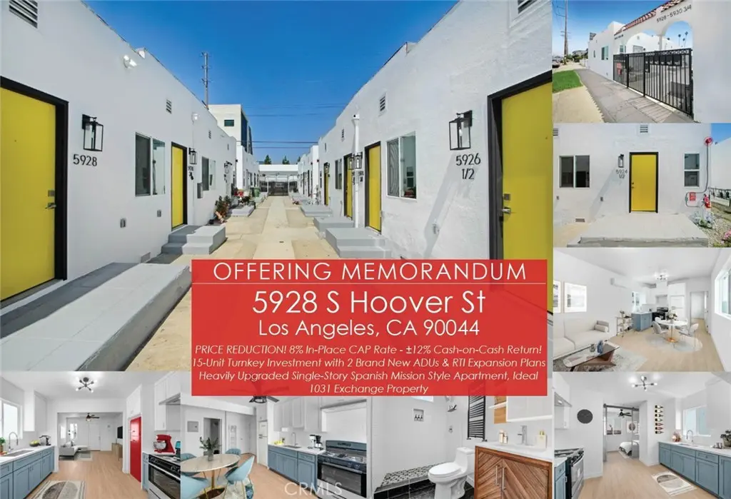 Apartment for sale at 5928 S Hoover Street, Los Angeles, CA