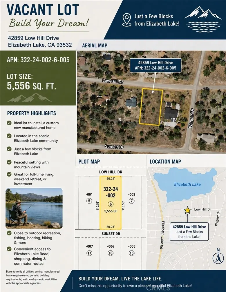 0 LOW HILL Drive, Lake Elizabeth, CA — listing photo 1