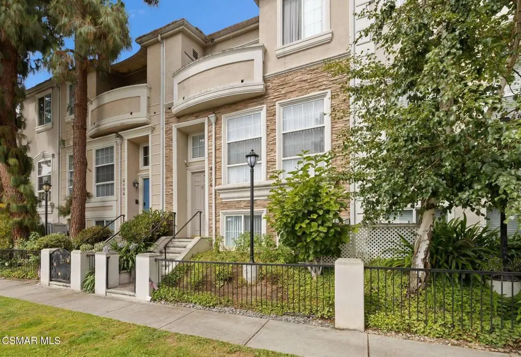 Townhouse for sale at 4106 W Kling Street, Burbank, CA featuring 4 beds and 4 baths