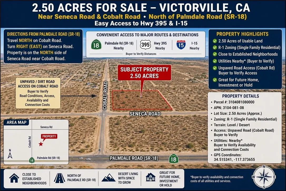 0 Seneca Road, Victorville, CA — listing photo 1