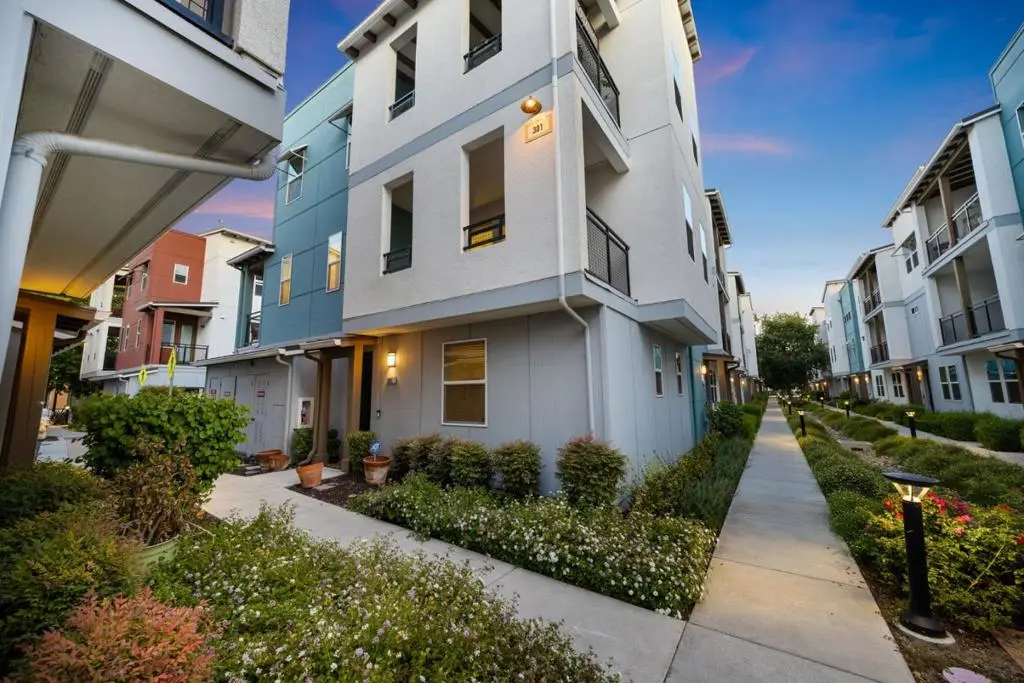 Townhouse for sale at 301 Baja Rose Street, Milpitas, CA featuring 3 beds and 3 baths
