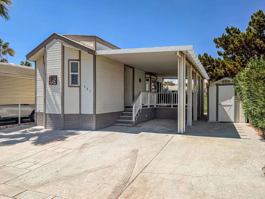 Manufactured In Park for sale at 70200 Dillon Road 581, Desert Hot Springs, CA featuring 1 bed and 1 bath