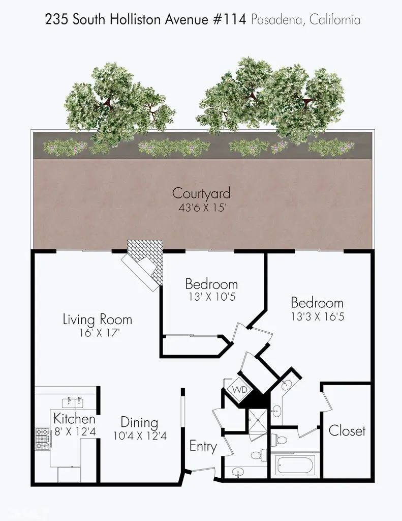 Condominium for sale at 235 S Holliston 114, Pasadena, CA featuring 2 beds and 2 baths
