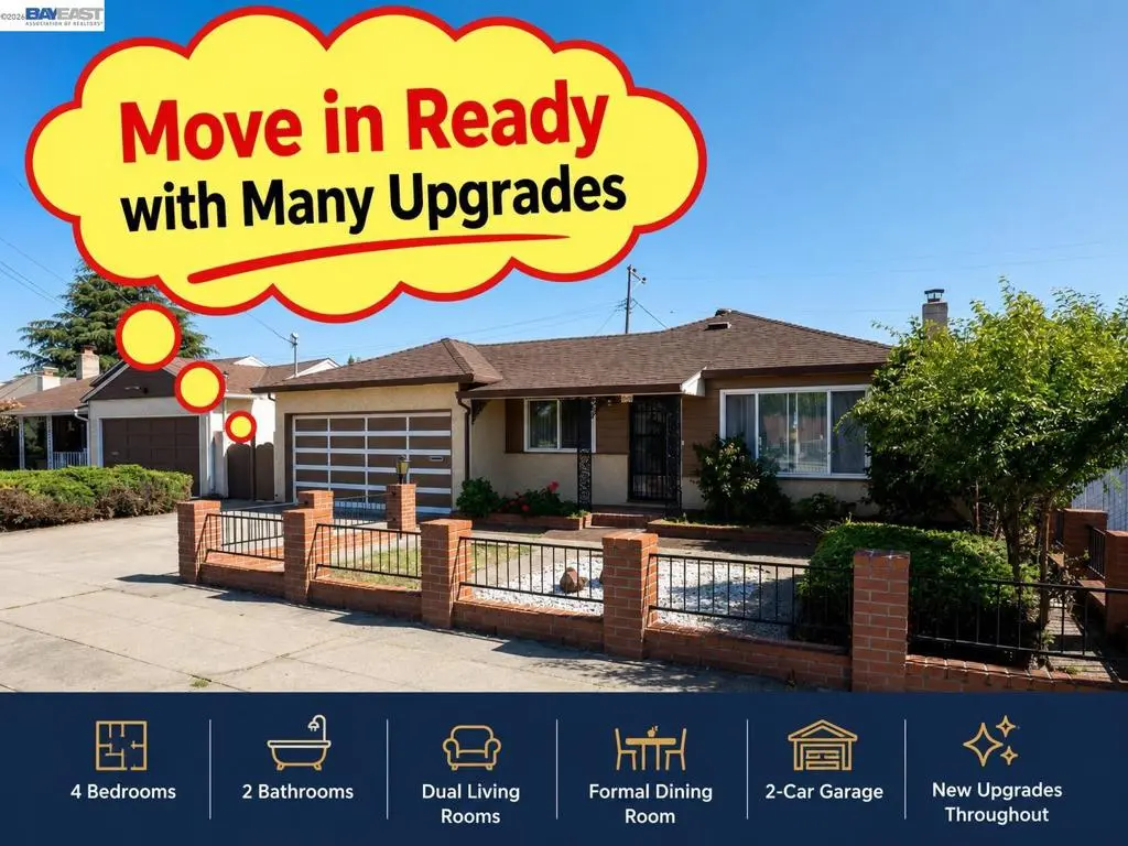 Single Family Residence for sale at 404 Bradrick Dr, San Leandro, CA featuring 4 beds and 2 baths