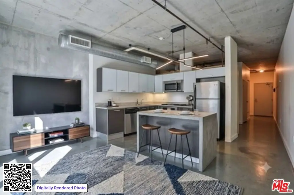 Condominium for sale at 645 W 9th Street 201, Los Angeles, CA featuring 1 bed and 1 bath