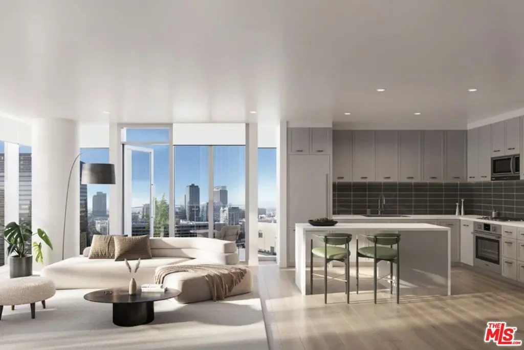 Residential Lease for rent at 744 S Figueroa Street 3901, Los Angeles, Los Angeles County, CA featuring 2 beds and 3 baths