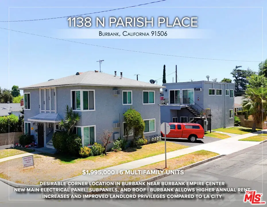 1138 N Parish Place, Burbank, CA — listing photo 1