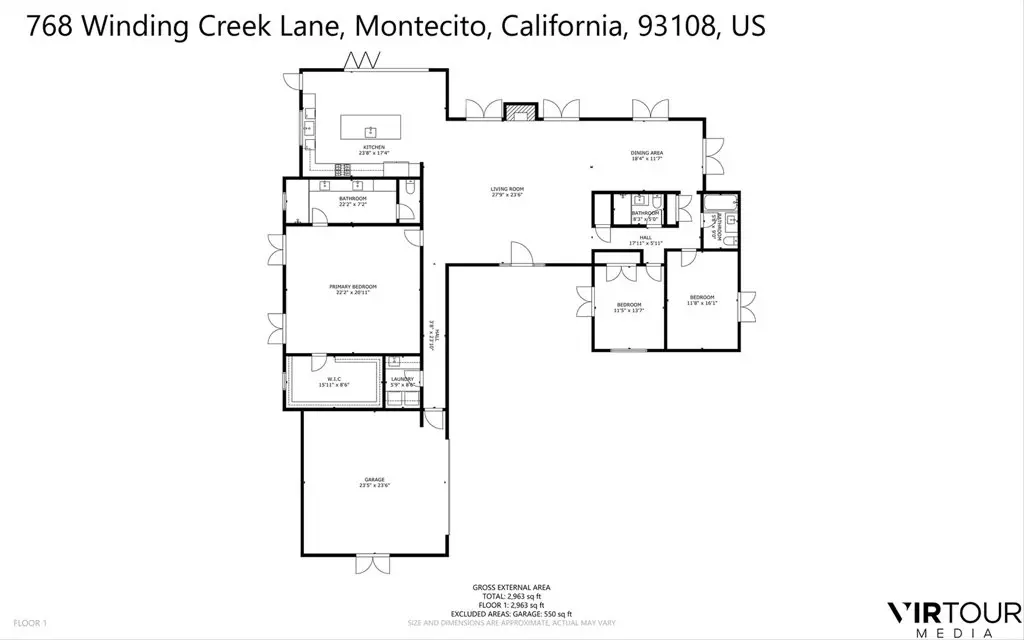768 Winding Creek Lane, Montecito, CA — listing photo 1