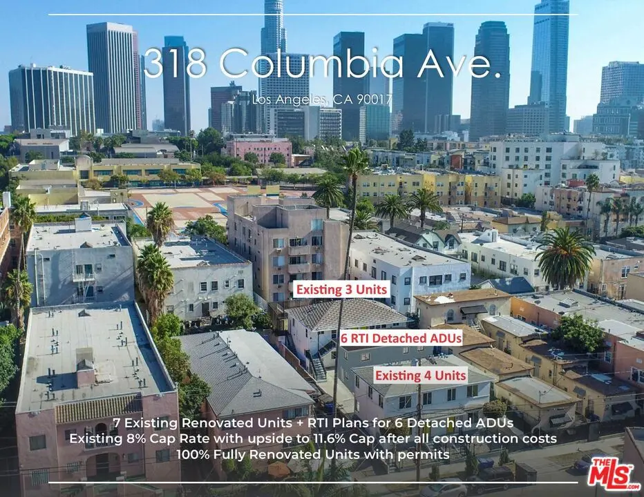 Residential Income for sale at 316 Columbia Avenue, Los Angeles, CA featuring 11 beds and 8 baths