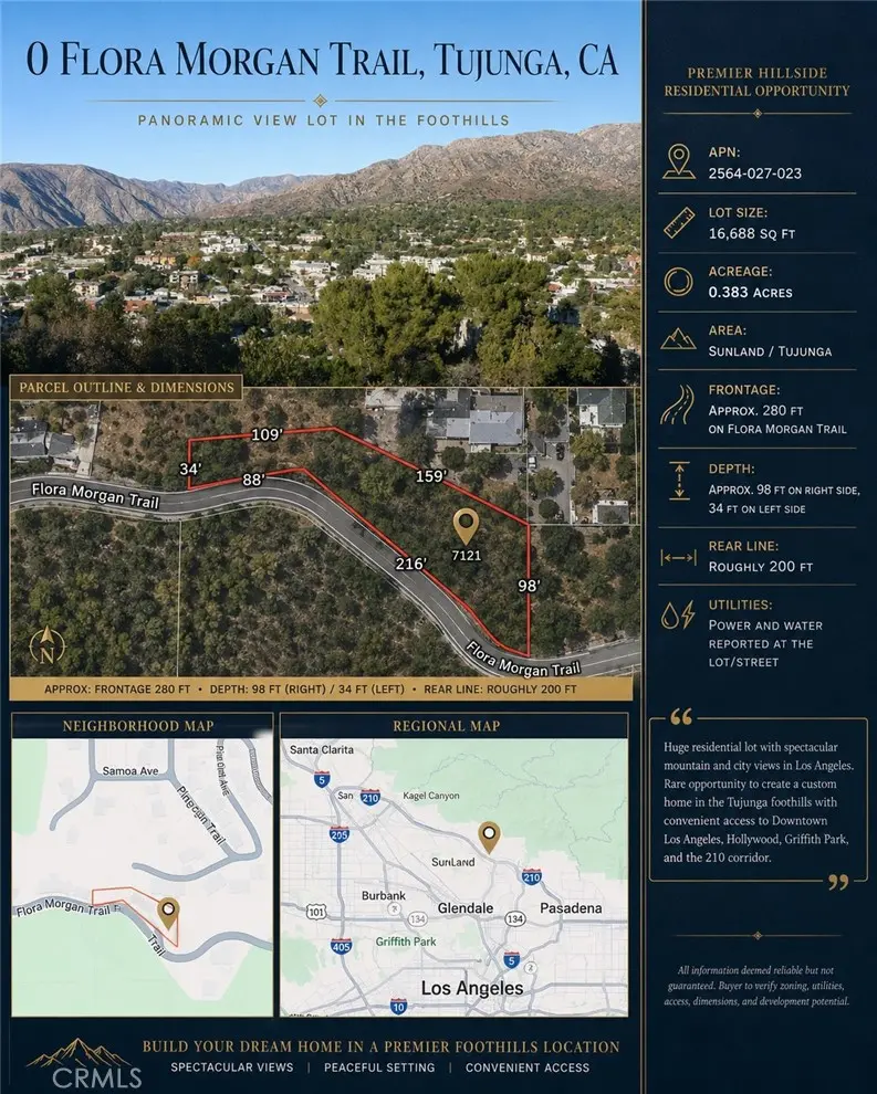 0 flora morgan trail, Tujunga, CA — listing photo 1