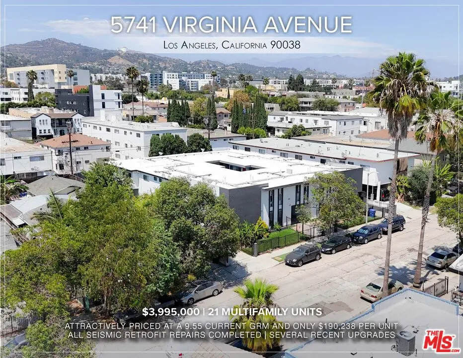Residential Income for sale at 5741 Virginia Avenue, Los Angeles, CA featuring 20 beds and 21 baths