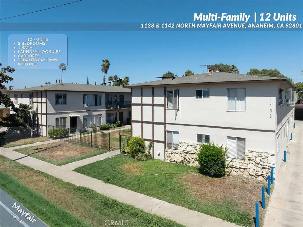 Apartment for sale at 1138 1142 N Mayfair, Anaheim, CA