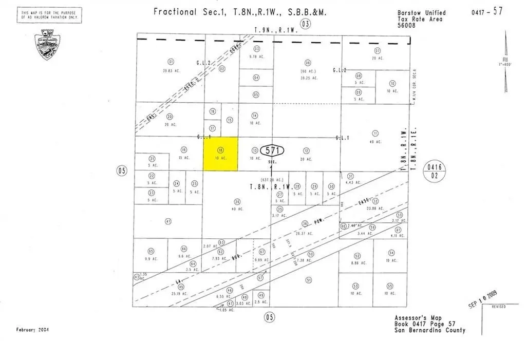 0 Near Power Line Road, Barstow, CA — listing photo 1