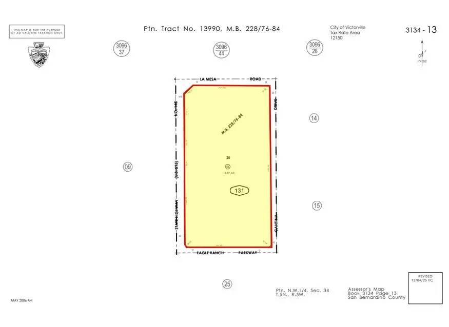 0 Hwy 395 & La Mesa, Victorville, CA — listing photo 1