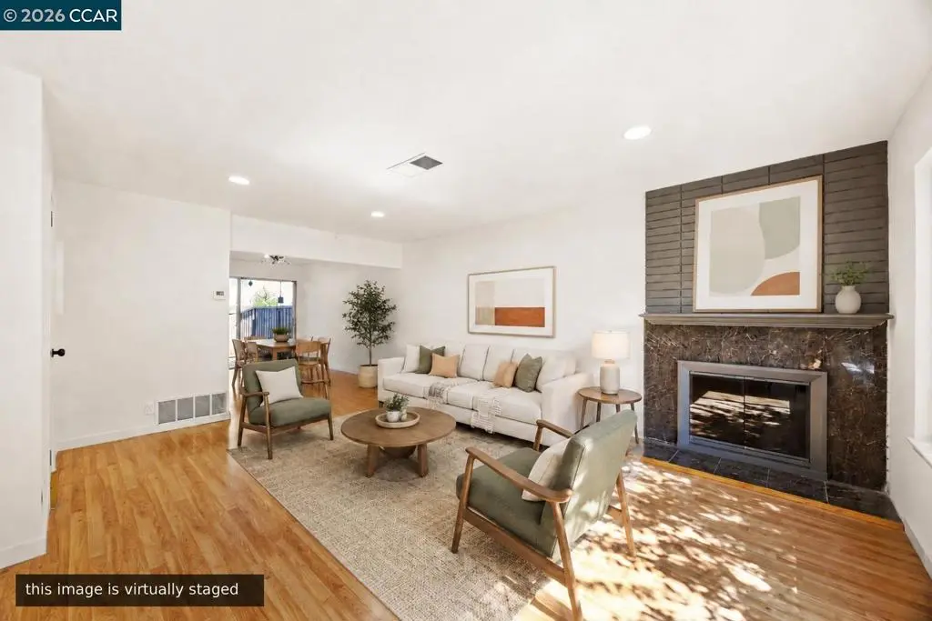 Townhouse for sale at 36 Miramonte Dr, Moraga, CA featuring 2 beds and 2 baths