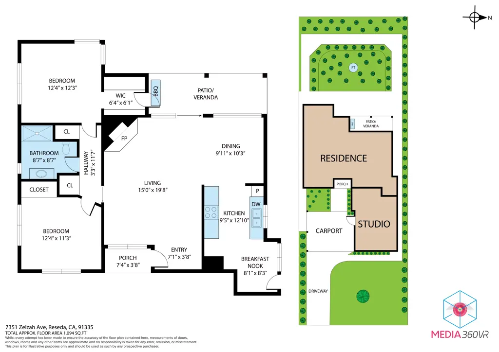 Single Family Residence for sale at 7351 Zelzah Avenue, Los Angeles, CA featuring 2 beds and 2 baths