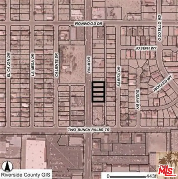 4 commercial lots on Palm Drive, Desert Hot Springs, CA — listing photo 1