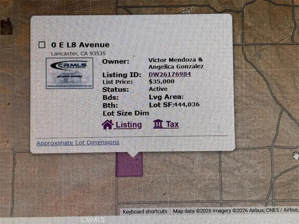 0 E L8 Avenue, Lancaster, CA — listing photo 1
