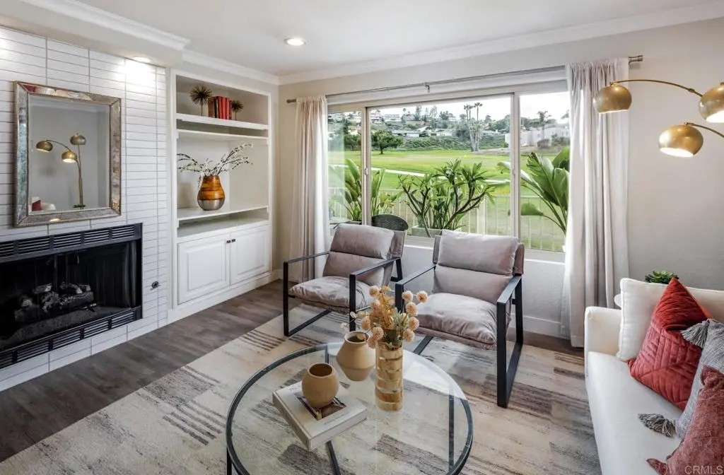 Townhouse for sale at 7525 Jerez Court F, Carlsbad, CA featuring 2 beds and 3 baths