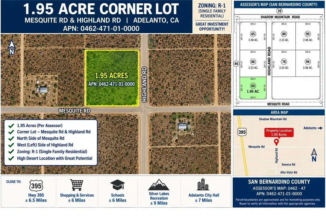 0 Mesquite, Adelanto, CA — listing photo 1