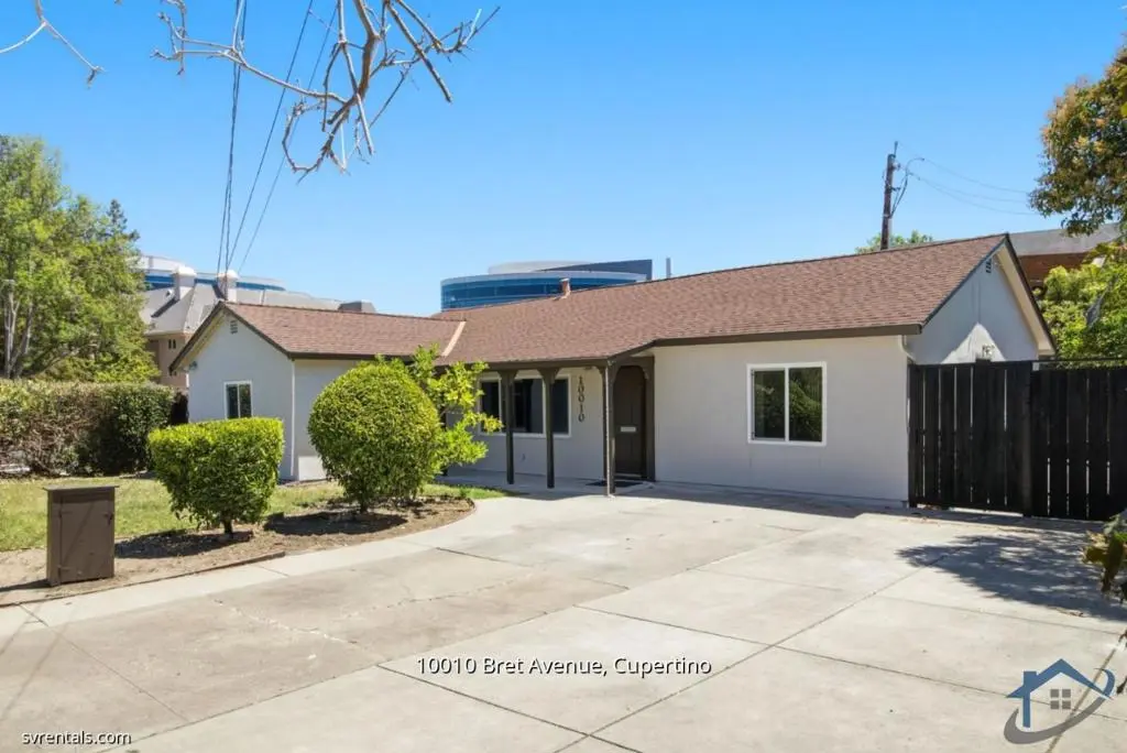 Residential Lease for rent at 10010 Bret Avenue, Cupertino, CA featuring 4 beds and 3 baths