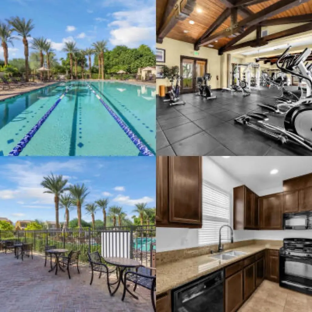 Residential Lease for rent at 162 Paseo Bravo, Palm Desert, Riverside County, CA featuring 2 beds and 2 baths