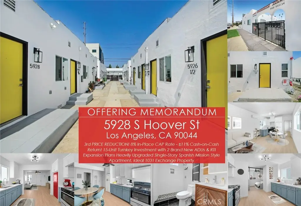 Apartment for sale at 5928 S Hoover Street, Los Angeles, CA