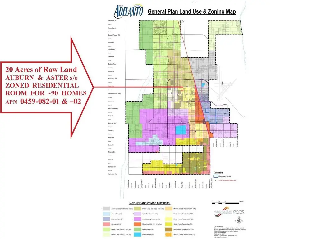 0 Auburn & Aster 20-ac (s/e corner), Adelanto, CA — listing photo 1
