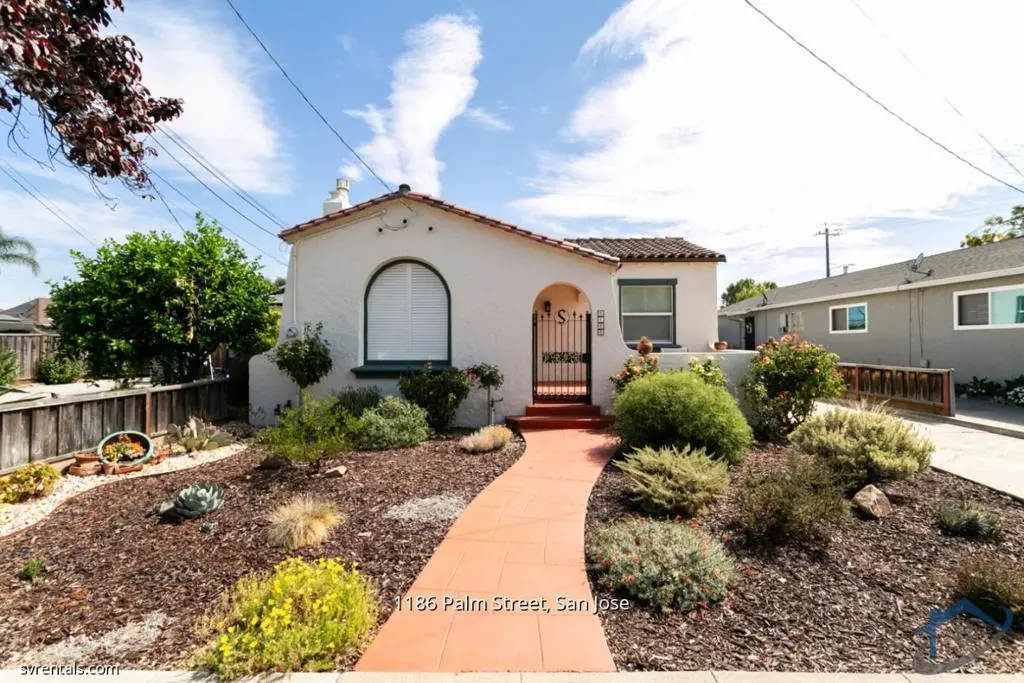 Residential Lease for rent at 1186 Palm Street, San Jose, CA featuring 2 beds and 2 baths