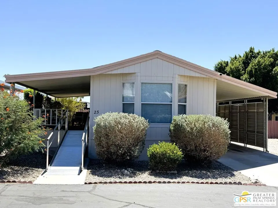 Manufactured In Park for sale at 17640 Corkill Road 23, Desert Hot Springs, CA featuring 2 beds and 1 bath