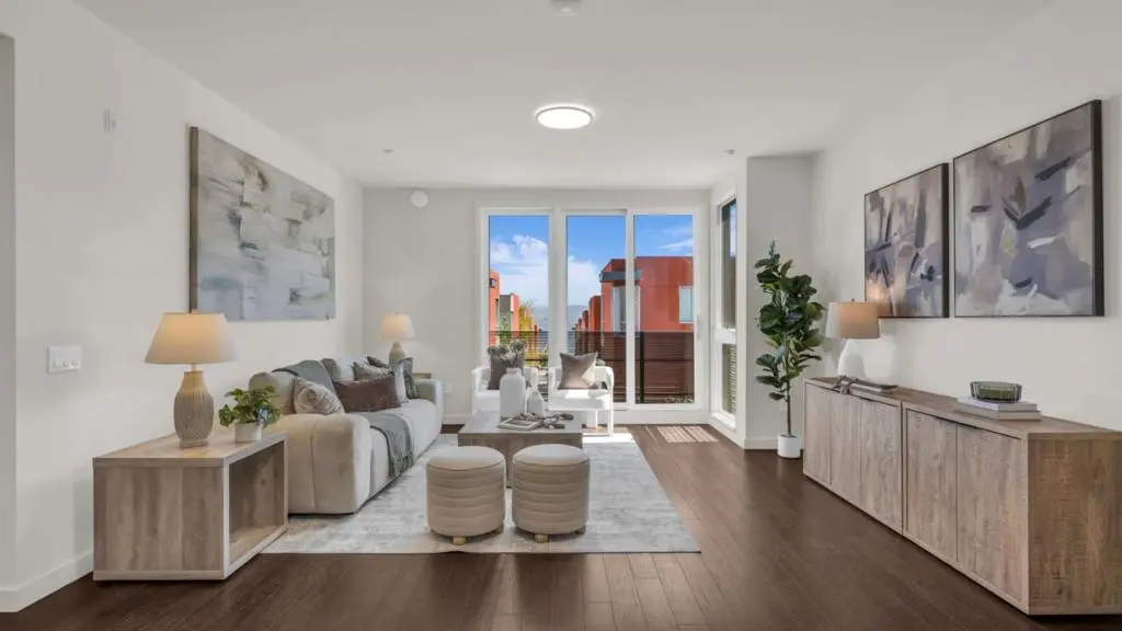 Condominium for sale at 555 Innes Avenue 313, San Francisco, CA featuring 2 beds and 2 baths