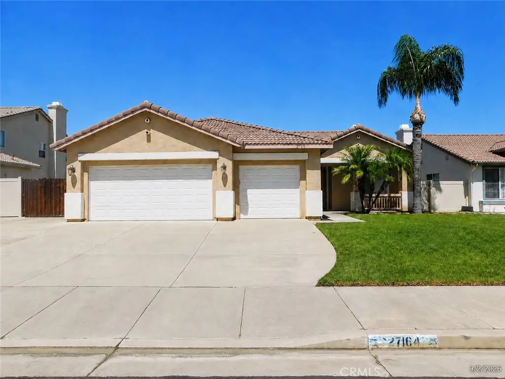 Single Family Residence for rent at 27164 Kepler Street, Menifee, CA featuring 4 beds and 2 baths