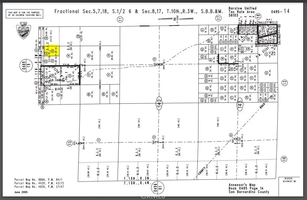 0 Holstead Parcel #0495-142-35 Road, Hinkley, CA — listing photo 1