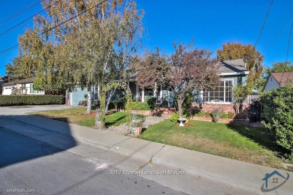 Residential Lease for rent at 3017 Mason Lane, San Mateo, CA featuring 3 beds and 3 baths