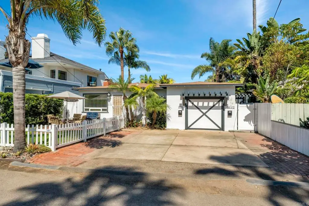 Residential Lease for rent at 238 23rd Street, Del Mar, San Diego County, CA featuring 2 beds and 1 bath