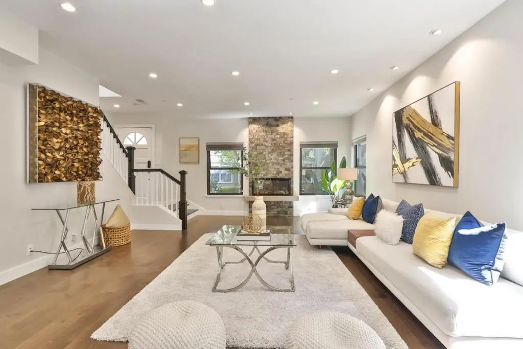 Townhouse for sale at 919 La Mesa Terrace E, Sunnyvale, CA featuring 3 beds and 2 baths