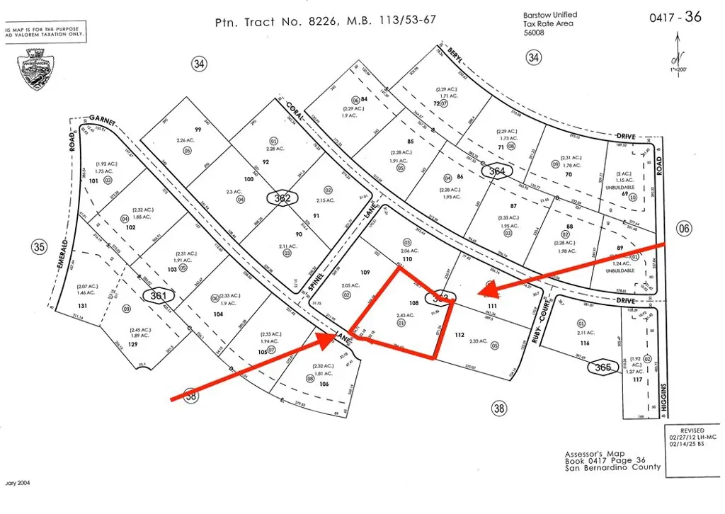 0 Garnet Lane, Barstow, CA — listing photo 1