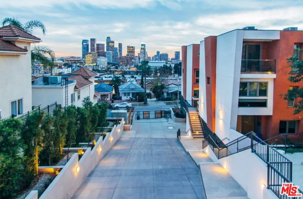 Townhouse for sale at 1015 Figueroa Terrace 22, Los Angeles, CA featuring 3 beds and 3 baths