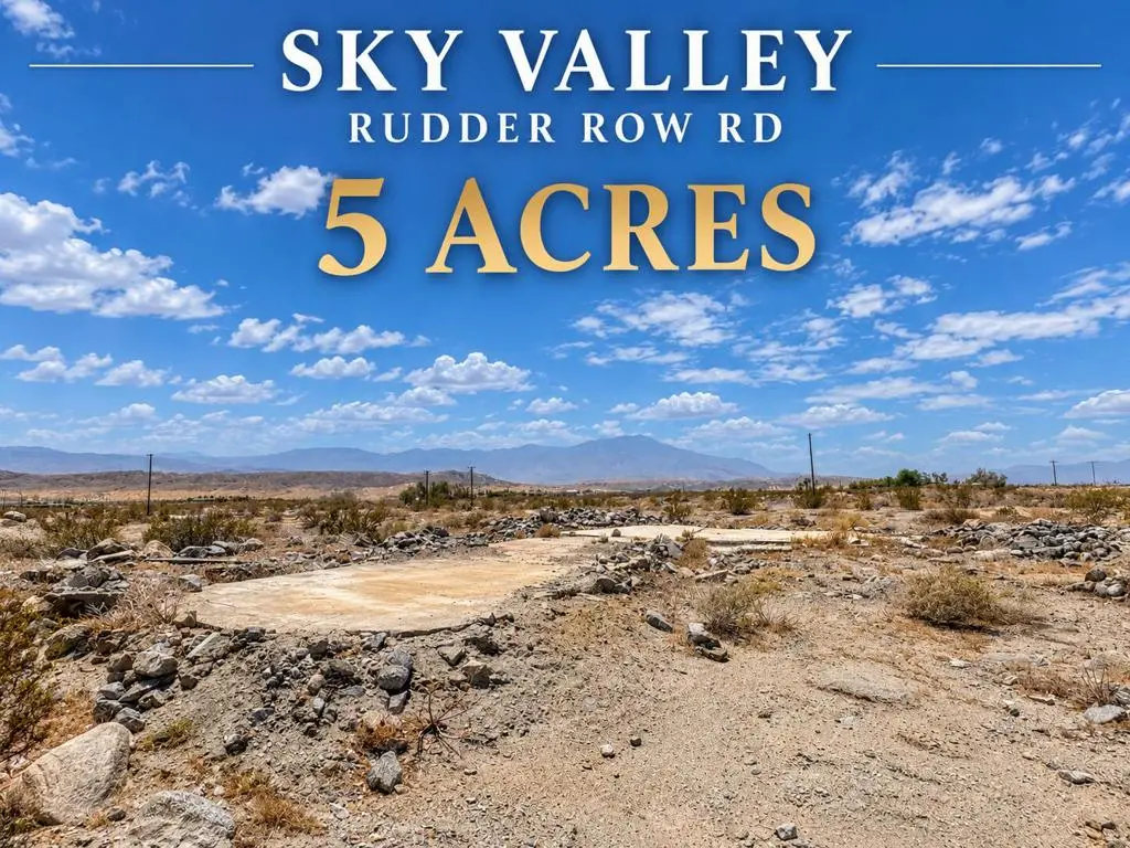 0 Rudder Row Road, Sky Valley, CA — listing photo 1