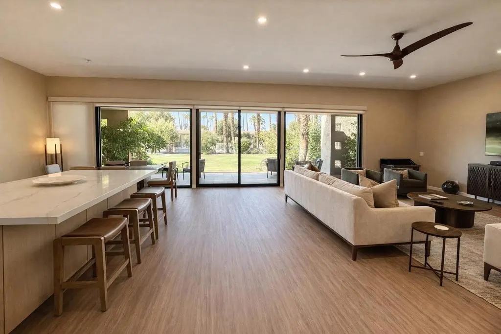 Residential Lease for rent at 45565 Pima Road, Indian Wells, Riverside County, CA featuring 2 beds and 2 baths