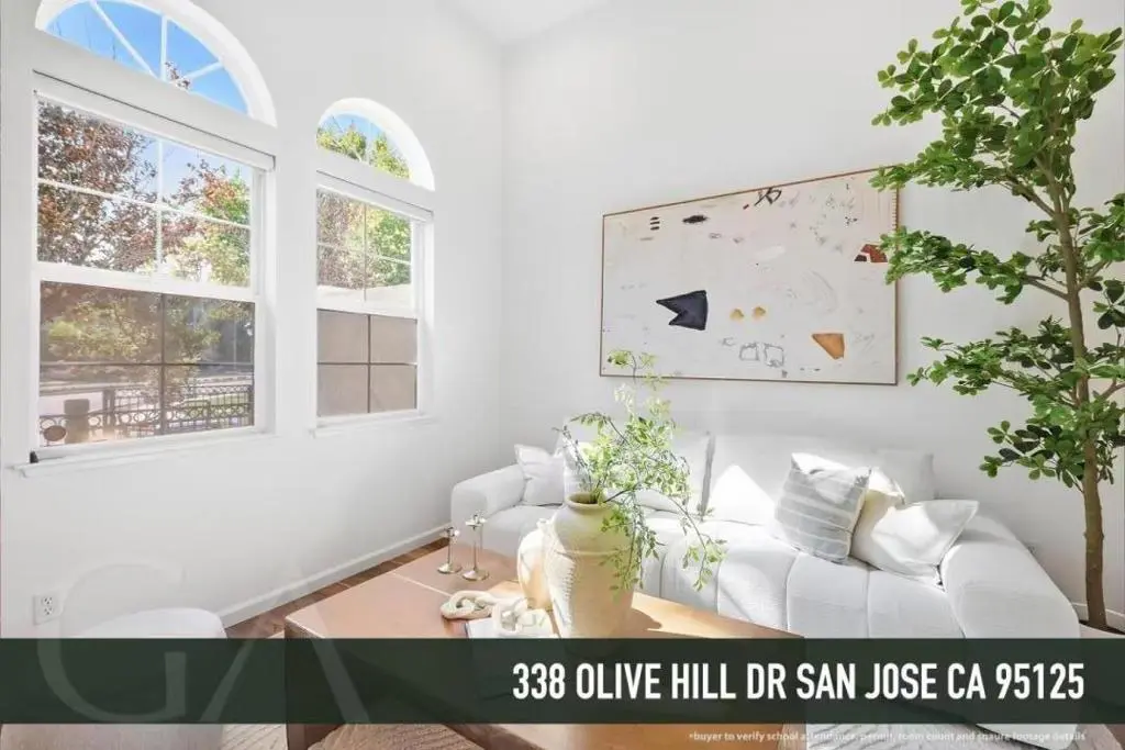 Townhouse for sale at 338 Olive Hill Drive, San Jose, CA featuring 3 beds and 3 baths