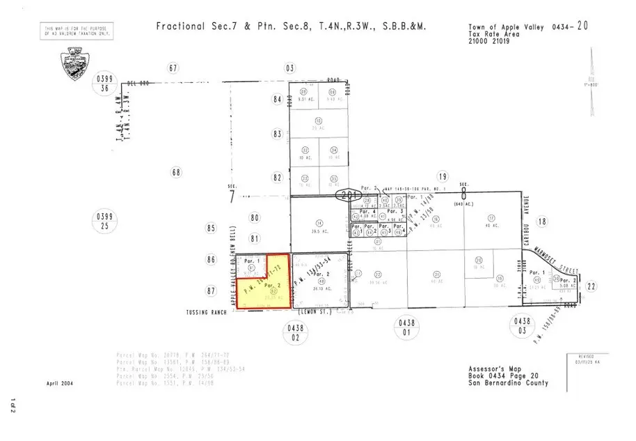 0 Tussing Ranch Road, Apple Valley, CA — listing photo 1